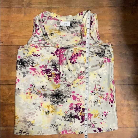 Loft Floral Dressy Tank - Picture 4 of 5